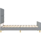  Krevetna konstrukcija Svjetlosiva 120 x 200 cm tkanina | Eponuda.com