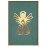  Slika - Angelic Christmas (1 Part) Vertical 80x120 U prirodnom drvenom okviru | shoptok.hr