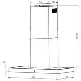 Berdsen BT-218 Crna kuhinjska napa 90 cm | shoptok.hr