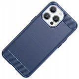 CARBON CASE ETUI OBUDOWA POKROWIEC FUTERAŁ DO IPHONE 15 PRO NIEBIESKIE, (21899743)