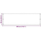  Zaštita od pogleda za balkon Pijesak 90 x 300 cm HDPE i Aluminij - Pijesak 90 x 300 cm | shoptok.hr