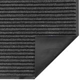  Otirač Stripe crni i sivi 90x120 cm | shoptok.hr
