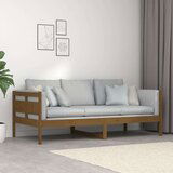  Dnevna postelja medeno rjava trdna borovina 90x190 cm, (20684192) | Shoptok.si