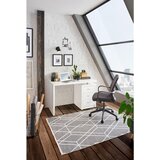 Hom`in pisalna miza kovina, leseni material bela, barve kroma | Shoptok.si