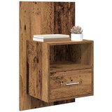 Ormarić za krevet Zidne 2 pcs Staro drvo 48.5 x 32.5 x 80 cm | shoptok.hr