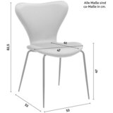 Bessagi Home stol alicia, roza, žamet | Shoptok.si