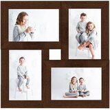  Okvir za 4 fotografije (13 x 18 cm) tamnosmeđi MDF | Eponuda.com
