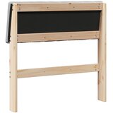  Tapecirani uzglavlje Svijetlo siva 80 cm Čvrsto borovo drvo | shoptok.hr