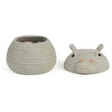 Lorena Canals Svetlo modra tekstilna otroška škatla za shranjevanje ø 15x15 cm Mini Henry the Hippo – | Shoptok.si
