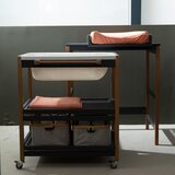 Qu-ax stol za previjanje s kadicom smart white naturel | shoptok.hr