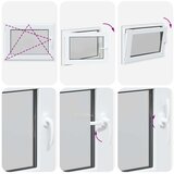  Kletno okno "RISOR" 80x60 cm vrtljivo-nagibno DIN levo antracitno | Shoptok.si