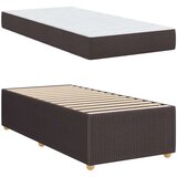  Konstrukcija postelje Temno rjava 100 x 200 cm blago, (5000125946) | Shoptok.si