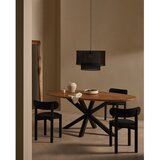 Kave Home Jedilna miza z mizno ploščo iz akacije 100x200 cm Argo – | Shoptok.si