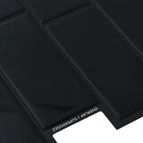 Subway pločica 50 pcs Crna 29 x 21 cm Poliuretan i PET | shoptok.hr