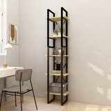 vidaXL ormarić za knjige s 5 razina 40 x 30 x 175 cm od borovine Cijene
