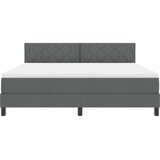  Krevet s opruga kutije Tamno siva 180 x 200 cm tkanina | shoptok.hr