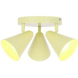 Candellux Lighting Žuta stropna svjetiljka s metalnim sjenilom 34x34 cm Amor – Cijene