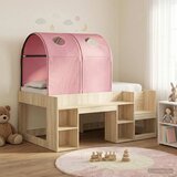 Krevet s Tunnels s policom 3 kom. Hrast sonoma i ružičasta | shoptok.hr