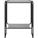  Komoda Siva Sonoma 60 x 38 x 75 cm Prerađeno drvo Slike