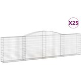  Lučne gabionske košare 25kom 400x30x100/120cm pocinčano željezo | Eponuda.com