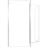 vidaXL Tuš-kabina od kaljenog stakla 120 x 69 x 130 cm prozirna | shoptok.hr