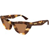 Bottega Veneta BV1391S 002 ONE SIZE (53) Rjava/Rjava Cene