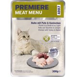 Premiere Premier Cat Meat Menu Adult Perutnina, Zajec 300 g vreć Cene