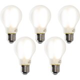 LUEDD Komplet 5 pametnih LED žarnic E27 A60 mat 7W 806lm 1800-4000K | Shoptok.si