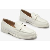 Resti White women's moccasins made of eco leather Zibom- Footwear | ePonuda.com