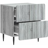  Noćni ormar Siva sonoma 43 x 34,5 x 49,5 cm Konstruirano drvo | shoptok.hr