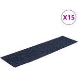  Prostirke za stepenice samoljepljive 15 kom 76x20 cm sivo plave pravokutne | shoptok.hr