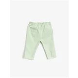 Koton Baby Girl Green Pocket Elastic Waist Trousers