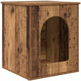 vidaXL Mačja hiša Star les 53 x 52 x 60 cm Konstruiran les, (5000111128) | Shoptok.si