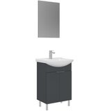 Hanah home Kupatilski ormarić sa umivaonikom i ogledalom (2 komada) Purus 55 466 | Eponuda.com