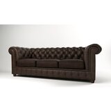 Ropez Temno rjava žametna sedežna garnitura 230 cm Cambridge – Ropez | Shoptok.si