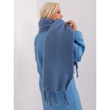 Wool Fashion Italia Scarf-AT-SZ-2313502.71P-dark blue | Shoptok.si