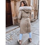 DStreet Ocieplana parka damska HARPERSOFT beżowa | Shoptok.si