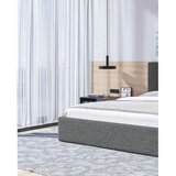 MESONICA Antracitno sivi tapecirani bračni krevet s prostorom za odlaganje s podnicom 160x200 cm Bufo – | shoptok.hr