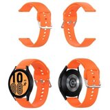 Chameleon Silikonski pašček za Samsung Watch4, 20 mm, oranžen | Shoptok.si