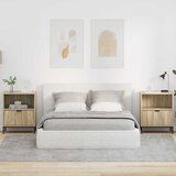 vidaXL Noćni ormarići s ladicama 2 pcs sonoma hrast 49 x 36 x 61 cm Cijene