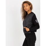 RUE PARIS Sweatshirt-RV-BL-8225.88-black | Shoptok.si