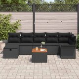  Sjedeća garnitura za vrt 8 kom. poliratan 297,5 x 132,5 x 85 cm | shoptok.hr