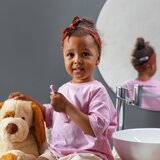 Foreo ISSA™ 4 Baby električna zobna ščetka za otroke od rojstva do 3 let Pearl Pink 1 kos | Shoptok.si