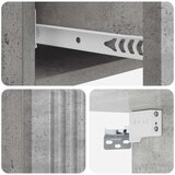 Stolna montirana na zid Betonska siva 87 5 x 34 5 x 17 cm | shoptok.hr