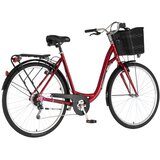  Bicikl fashion venssini grace 28" alu 21" v-brake 6 brzina 155-178cm (s/m) crveni 1282072 | Eponuda.com