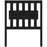 Uzglavlje za krevet crno 80,5 x 4 x 100 cm od masivne borovine | shoptok.hr
