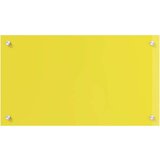 vidaXL Zaščita za kuhinjo 2 pcs Rumena 70 x 40 cm kaljeno steklo | Shoptok.si