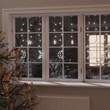 vidaXL Okrasne lučke zvezde in lune z daljincem 345 LED hladno bele | Shoptok.si