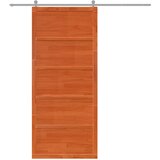  Vrata staje Voštanosmeđa 100 x 2,5 x 208 cm Masivna borovina | shoptok.hr