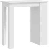  Barski stol sa stalkom za pohranu bijeli 102x50x103,5 cm drveni | shoptok.hr